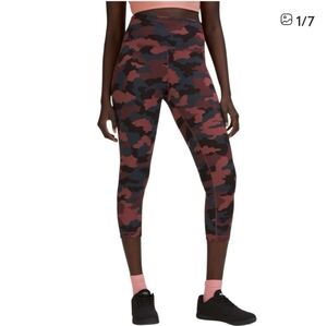 Lululemon Wunder Train High-Rise Crop 23" Heritage 365 Camo Plus Size 20